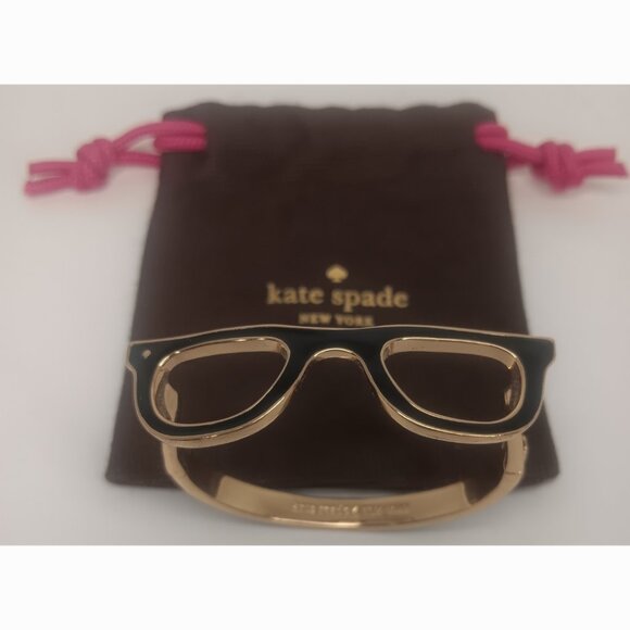 VINTAGE & RARE KATE SPADE BRAD GORESKI LOOKOUT EYEGLASS BANGLE - Picture 7 of 8
